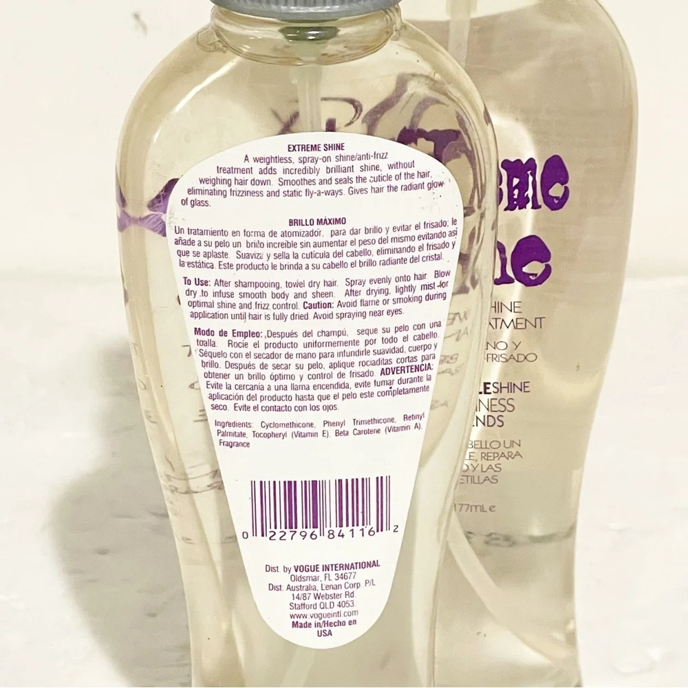 FX Extreme Shine‎ Weightless Shine Anti Frizz Treatment 6oz Lot of 2 Hair Care